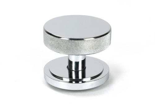 Click Here To Enlarge This Photo Of 46739 From the Anvil Polished Chrome Brompton Centre Door Knob &lpar;Art Deco&rpar;
