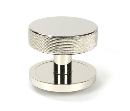 Click Here To Enlarge This Photo Of 46742 From the Anvil Polished Nickel Brompton Centre Door Knob &lpar;Plain&rpar;