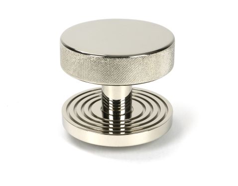 Click Here To Enlarge This Photo Of 46744 From the Anvil Polished Nickel Brompton Centre Door Knob &lpar;Beehive&rpar;