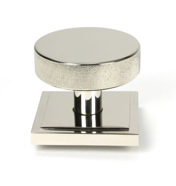 Click Here To Enlarge This Photo Of 46745 From the Anvil Polished Nickel Brompton Centre Door Knob &lpar;Square&rpar;