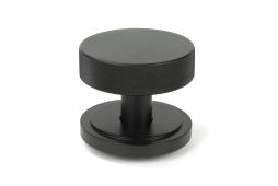 46747 From the Anvil Aged Bronze Brompton Centre Door Knob &lpar;Art Deco&rpar;