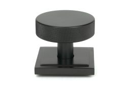 46749 From the Anvil Aged Bronze Brompton Centre Door Knob &lpar;Square&rpar;
