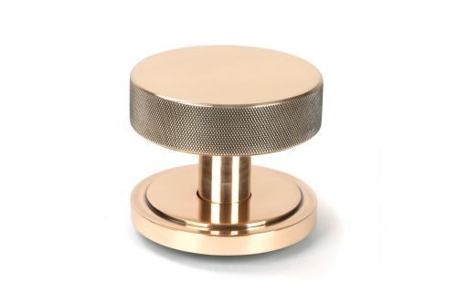 Click Here To Enlarge This Photo Of 46751 From the Anvil Polished Bronze Brompton Centre Door Knob &lpar;Art Deco&rpar;