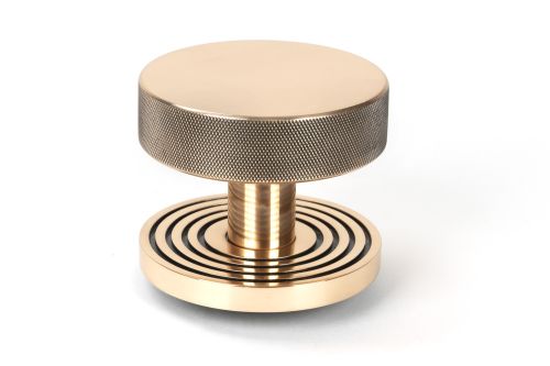Click Here To Enlarge This Photo Of 46752 From the Anvil Polished Bronze Brompton Centre Door Knob &lpar;Beehive&rpar;