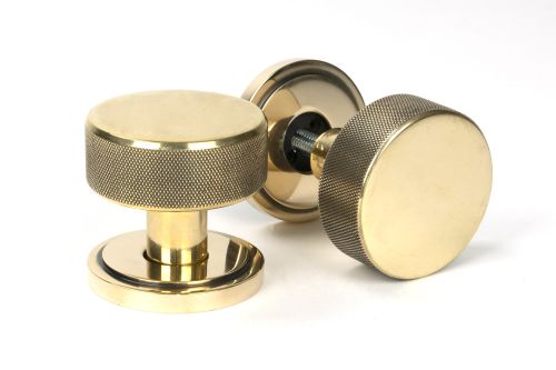 Click Here To Enlarge This Photo Of 46775 From the Anvil Aged Brass Brompton Mortice&sol;Rim Knob Set &lpar;Art Deco&rpar;