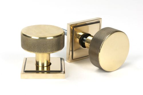 Click Here To Enlarge This Photo Of 46777 From the Anvil Aged Brass Brompton Mortice&sol;Rim Knob Set &lpar;Square&rpar;
