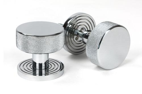 Click Here To Enlarge This Photo Of 46780 From the Anvil Polished Chrome Brompton Mortice&sol;Rim Knob Set &lpar;Beehive&rpar;