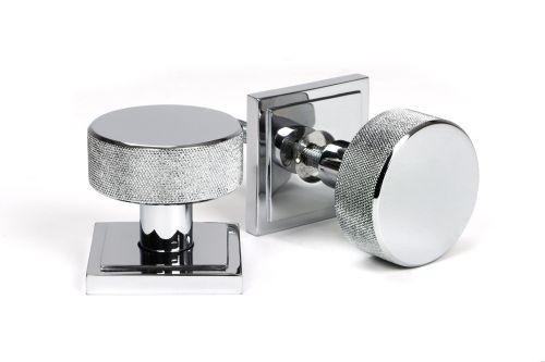 Click Here To Enlarge This Photo Of 46781 From the Anvil Polished Chrome Brompton Mortice&sol;Rim Knob Set &lpar;Square&rpar;