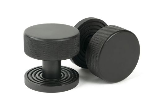 Click Here To Enlarge This Photo Of 46788 From the Anvil Aged Bronze Brompton Mortice&sol;Rim Knob Set &lpar;Beehive&rpar;