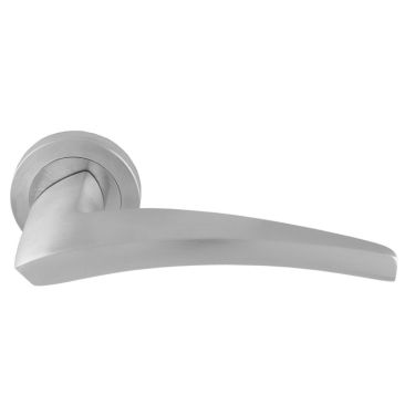 Click Here To Enlarge This Photo Of DU5SC - Carlisle Brass Manital 'Dune' Lever on Round Rose - Satin Chrome