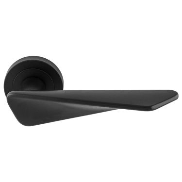 Click Here To Enlarge This Photo Of IN5BLK - Carlisle Brass Manital 'Intona' Lever on Round Rose - Matt Black
