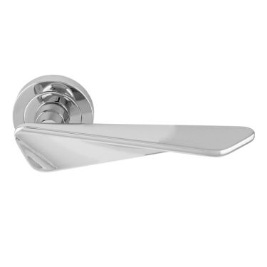 Click Here To Enlarge This Photo Of IN5CP - Carlisle Brass Manital 'Intona' Lever on Round Rose - Polished Chrome