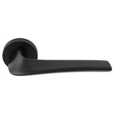 Click Here To Enlarge This Photo Of MS5BLK - Carlisle Brass Manital 'Master' Lever on Round Rose - Matt Black
