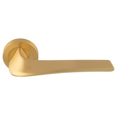 Click Here To Enlarge This Photo Of MS5SB - Carlisle Brass Manital 'Master' Lever on Round Rose - Satin Brass