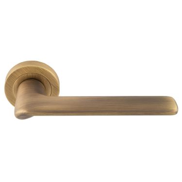 Click Here To Enlarge This Photo Of VX5AB - Carlisle Brass Manital 'Vortex' Lever on Round Rose - Antique Brass