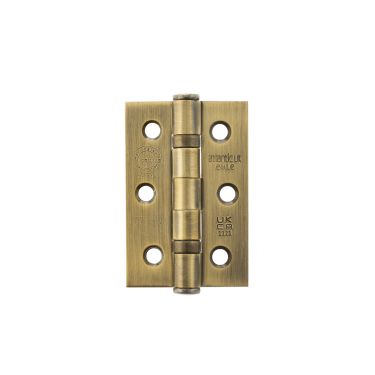 Click Here To Enlarge This Photo Of Atlantic - A2H322MAB Grade 7 CE Fire Rated Ball Bearing Hinges 3" x 2" x 2mm - Matt Antique Brass