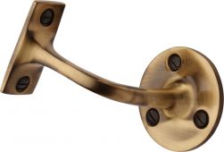 V1030 64-AT Heritage Brass Handrail Bracket 2 &half;" Antique Brass Finish