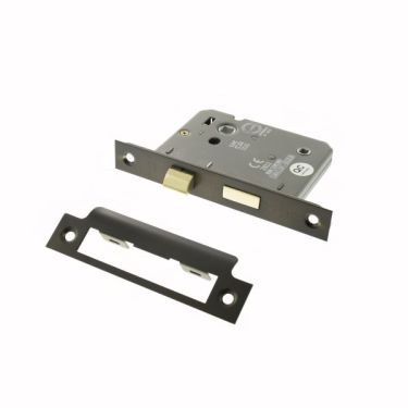 Click Here To Enlarge This Photo Of Atlantic - ALKBATH3UDB Mortice Bathroom Lock &lbrack;CE&rsqb; 3" - Urban Dark Bronze