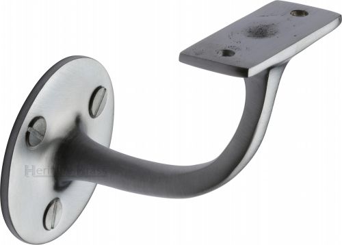 Click Here To Enlarge This Photo Of V1030 64-SC Heritage Brass Handrail Bracket 2 &half;" Satin Chrome Finish