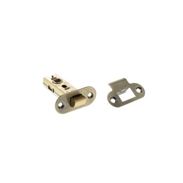 Click Here To Enlarge This Photo Of Atlantic - ALRCE25AB Fire Rated CE Tubular Mortice Latch &lpar;Radius&rpar; 2&period;5" - Antique Brass