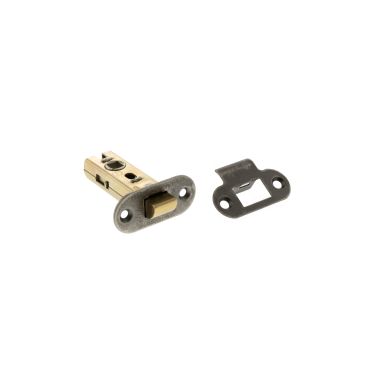 Click Here To Enlarge This Photo Of Atlantic - ALRCE25DS Fire Rated CE Tubular Mortice Latch &lpar;Radius&rpar; 2&period;5" - Distressed Silver
