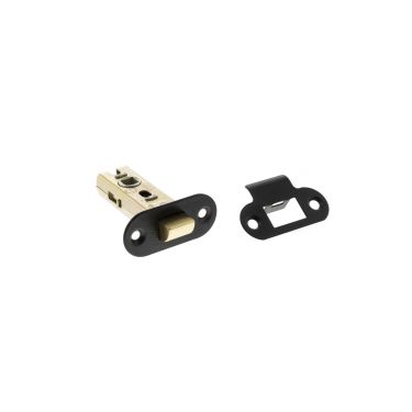 Click Here To Enlarge This Photo Of Atlantic - ALRCE25MB Fire Rated CE Tubular Mortice Latch &lpar;Radius&rpar; 2&period;5" - Matt Black