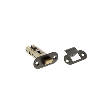Click Here To Enlarge This Photo Of Atlantic - ALRCE25MBN Fire Rated CE Tubular Mortice Latch &lpar;Radius&rpar; 2&period;5" - Matt Gun Metal