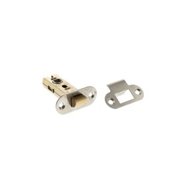 Click Here To Enlarge This Photo Of Atlantic - ALRCE25PN Fire Rated CE Tubular Mortice Latch &lpar;Radius&rpar; 2&period;5" - Polished Nickel