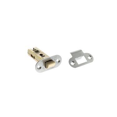 Click Here To Enlarge This Photo Of Atlantic - ALRCE25SC Fire Rated CE Tubular Mortice Latch &lpar;Radius&rpar; 2&period;5" - Satin Chrome