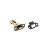 Atlantic - ALRCE3BN Fire Rated CE Tubular Mortice Latch &lpar;Radius&rpar; 3" - Black Nickel