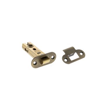 Click Here To Enlarge This Photo Of Atlantic - ALRCE3MAB Fire Rated CE Tubular Mortice Latch &lpar;Radius&rpar; 3" - Matt Antique Brass