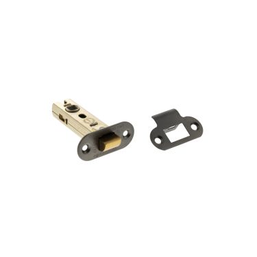 Click Here To Enlarge This Photo Of Atlantic - ALRCE3MBN Fire Rated CE Tubular Mortice Latch &lpar;Radius&rpar; 3" - Matt Gun Metal