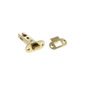 Atlantic - ALRCE3PB Fire Rated CE Tubular Mortice Latch &lpar;Radius&rpar; 3" - Polished Brass