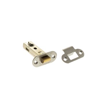 Click Here To Enlarge This Photo Of Atlantic - ALRCE3PN Fire Rated CE Tubular Mortice Latch &lpar;Radius&rpar; 3" - Polished Nickel