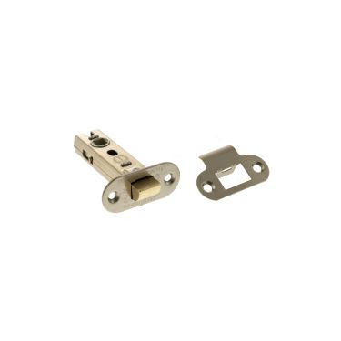 Click Here To Enlarge This Photo Of Atlantic - ALRCE3SN Fire Rated CE Tubular Mortice Latch &lpar;Radius&rpar; 3" - Satin Nickel