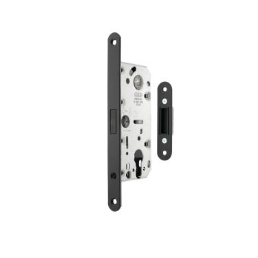 Click Here To Enlarge This Photo Of AGB2XT25EMB - AGB Polaris 2XT Magnetic Latch &sol; Euro Profile Sashlock &lpar;35mm backset&rpar; - Matt Black