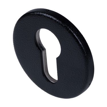 Click Here To Enlarge This Photo Of DuraTique&comma; SE35 Slimline Euro Profile Escutcheon - Textured Matt Black Finish &lpar;SE35-TMB&rpar;