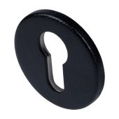 DuraTique&comma; SE35 Slimline Euro Profile Escutcheon - Textured Matt Black Finish &lpar;SE35-TMB&rpar;