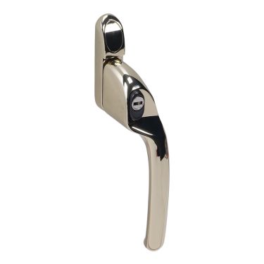 Click Here To Enlarge This Photo Of MK2 Connoisseur Offset Right Hand Locking Window Espagnolette Handle&comma; 40mm Spindle&comma; Hardex Gold Finish &lpar;CS168L-RH-HG&rpar;