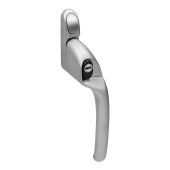 MK2 Connoisseur Offset Right Hand Locking Window Espagnolette Handle&comma; 40mm Spindle&comma; Hardex Satin Finish &lpar;CS168L-RH-HS&rpar;