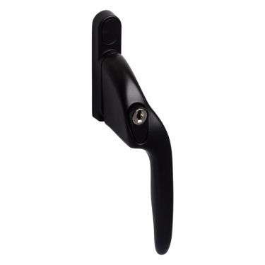 Click Here To Enlarge This Photo Of EH10L Right Hand Locking Cranked Espagnolette Window Handle - Black &lpar;EH10L-RH-BK&rpar;