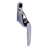 EH10L Right Hand Locking Cranked Espagnolette Window Handle - Polished Chrome &lpar;EH10L-RH-CP&rpar;