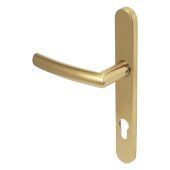Jigsaw JR095B Grade 304 Stainless Steel&comma; PVD Brass Finish Multipoint Door Lock Handle&comma; 92mm Centres &lpar;JR095B-304-PPB&rpar;