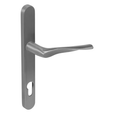 Click Here To Enlarge This Photo Of Kuhlen&trade; 92mm Multipoint Handle Set Left Hand Satin Stainless Steel with Fixing Kit - 240x28x12mm - &lpar;MHP60-LH-KIT-SSS&rpar;