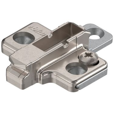 Click Here To Enlarge This Photo Of 175H7130 BLUM CLIP 3mm Cruciform Zinc Mounting Plate Screw on