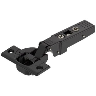 Click Here To Enlarge This Photo Of 71B9550-ONYX BLUM BLUM 95&deg; CLIP top BLUMOTION Profile Screw On Overlay Hinge - Black Onyx