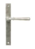 46406 From the Anvil Satin Marine SS &lpar;316&rpar; Newbury Slimline Lever Espag&period; Latch Set - 212mm Screw Centres