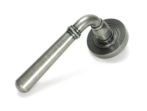 Click Here To Enlarge This Photo Of 46463 From the Anvil Pewter Newbury Lever on Rose Set &lpar;Plain&rpar;