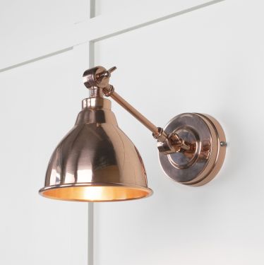 Click Here To Enlarge This Photo Of 49714 From the Anvil Smooth Copper Brindley Wall Light