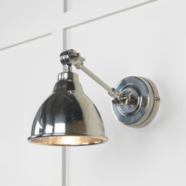 Click Here To Enlarge This Photo Of 49718 From the Anvil Hammered Nickel Brindley Wall Light